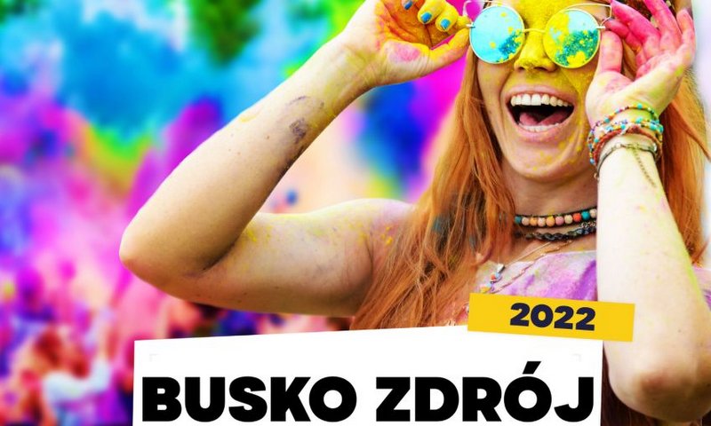 Grafika promująca Święto Holi