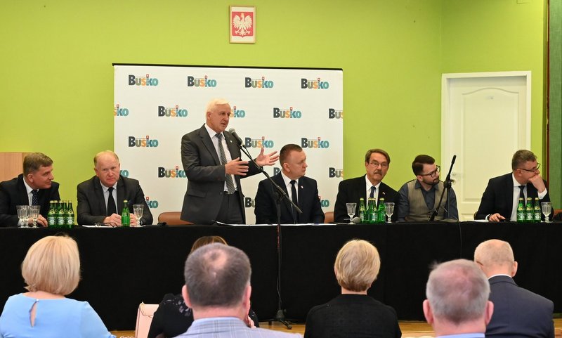 konwent samorządowców świętokrzyskich w Busku-Zdroju