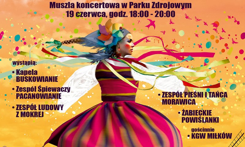 plakat promujący koncert Jawor u źródeł kultury