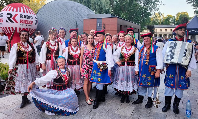 Uczestnicy festiwalu ludowego Jawor