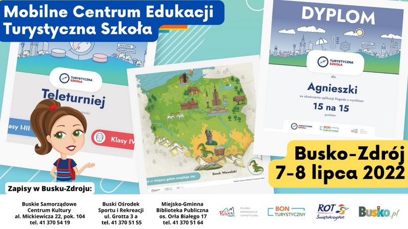 Grafika promująca Mobilne Centrum Edukacji