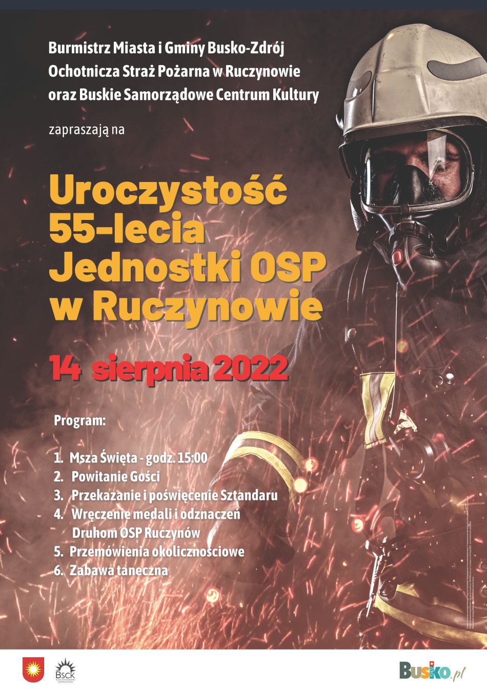 Uroczystość 55-lecia Jednostki OSP w Ruczynowie