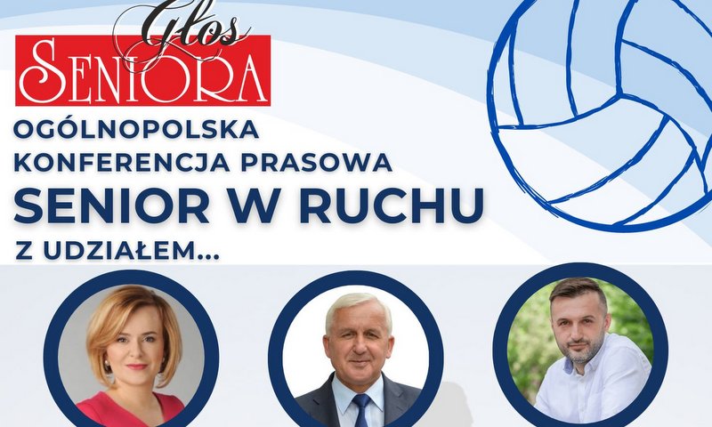 grafika promująca konferencję nt. seniorów