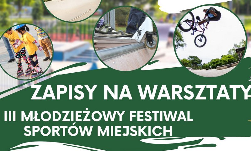 plakat promujacy warsztaty sportow miejskich