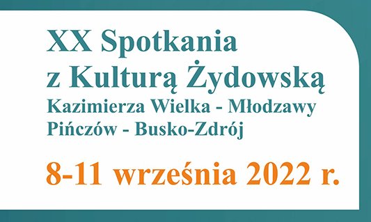 grafika promująca dni kultury zydowskiej