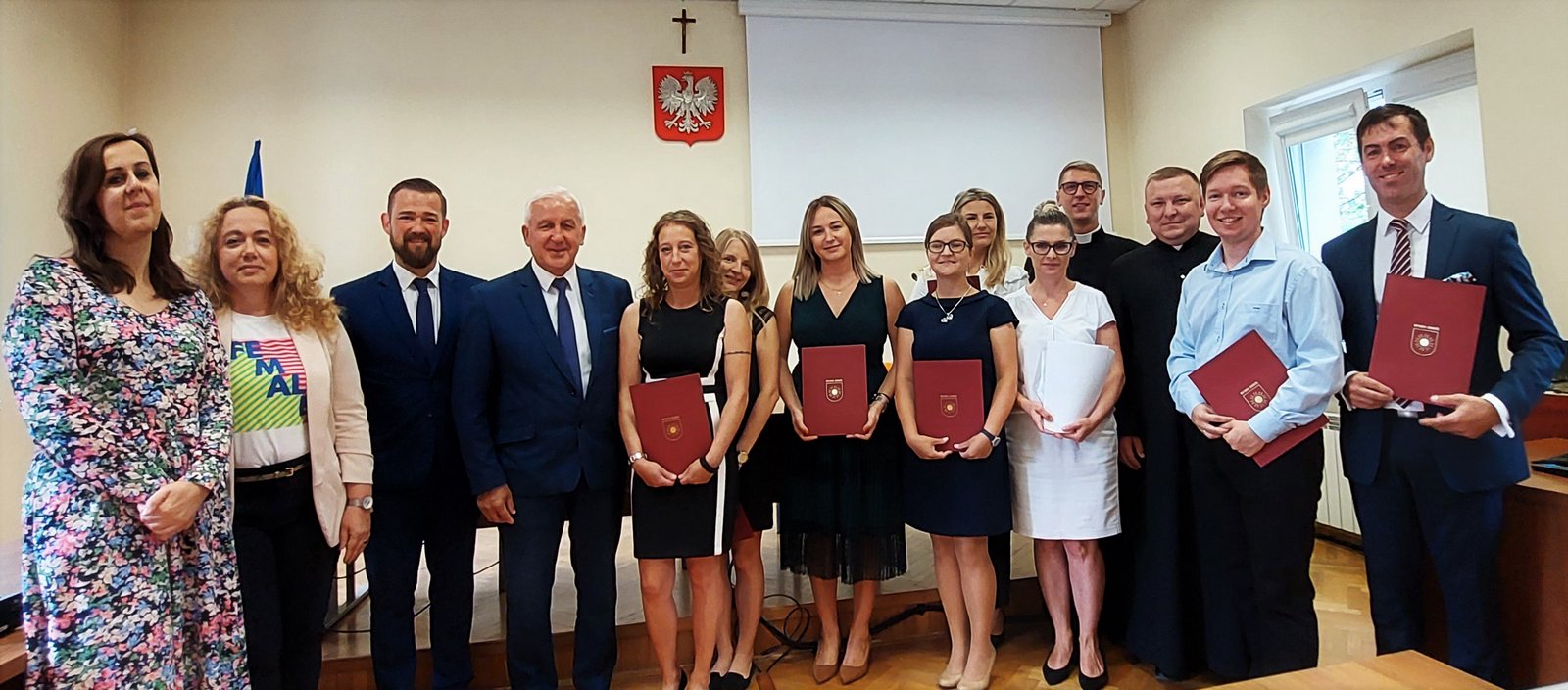 uroczystość wręczenia awansów zawodowych