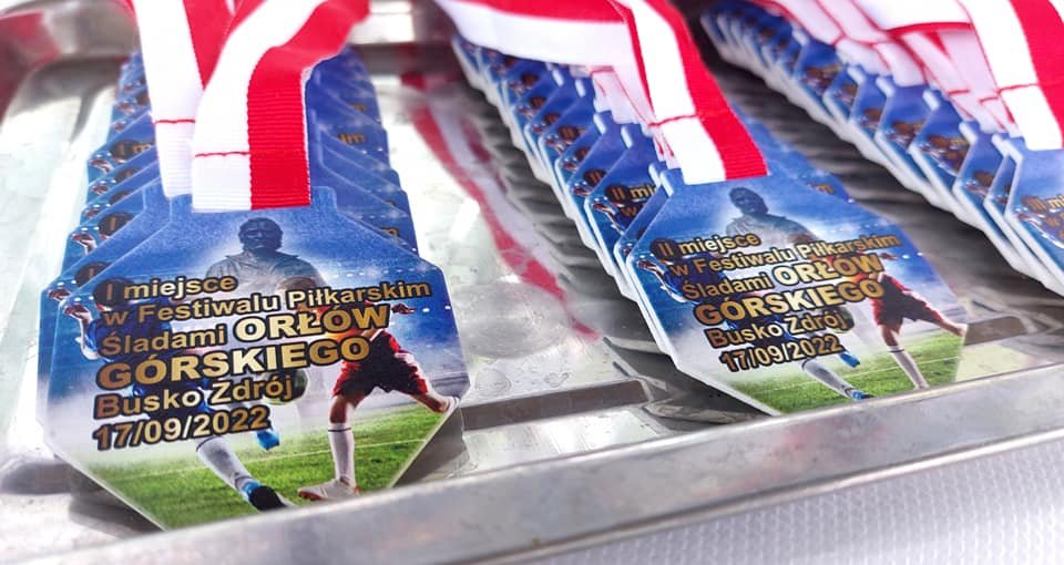 medale dla uczestników festiwalu