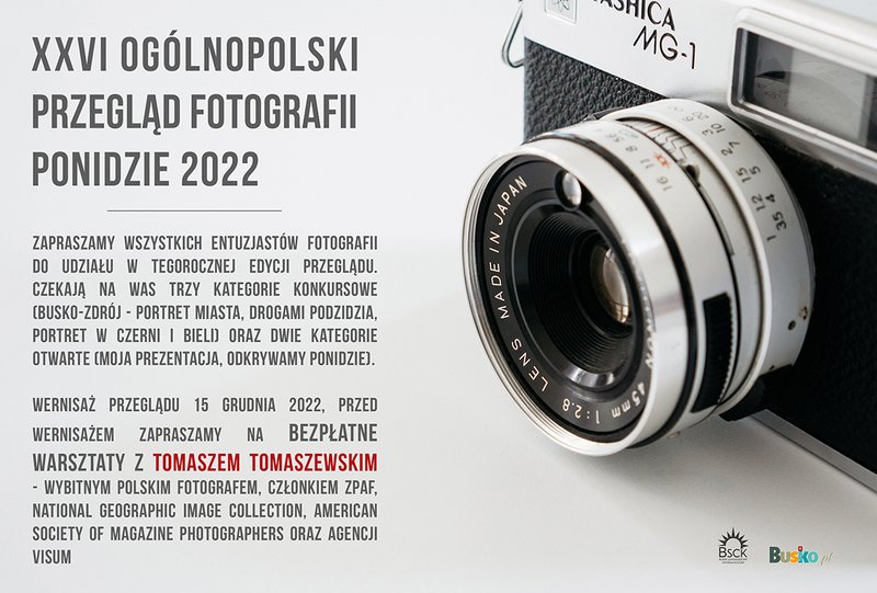 grafika promujaca konkurs fotograficzny ponidzie 2022
