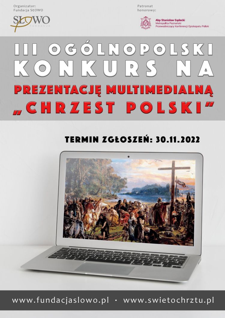 III edycja ogólnopolskiego konkursu dla uczniów pn. „Chrzest Polski”