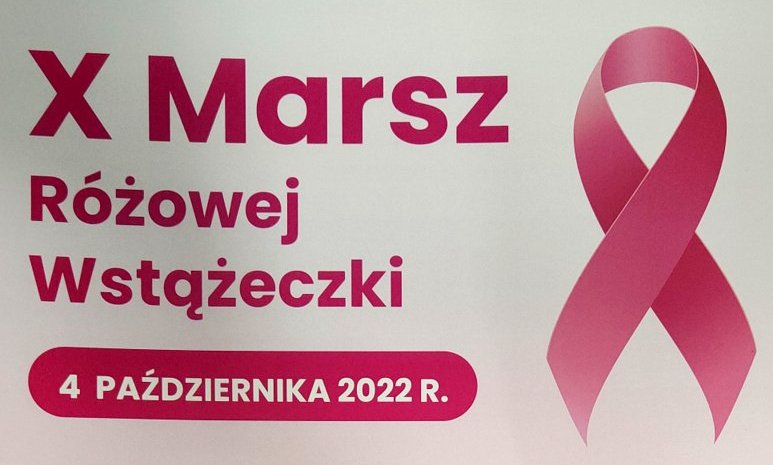 grafika promująca Marsz Różowej Wstążeczki