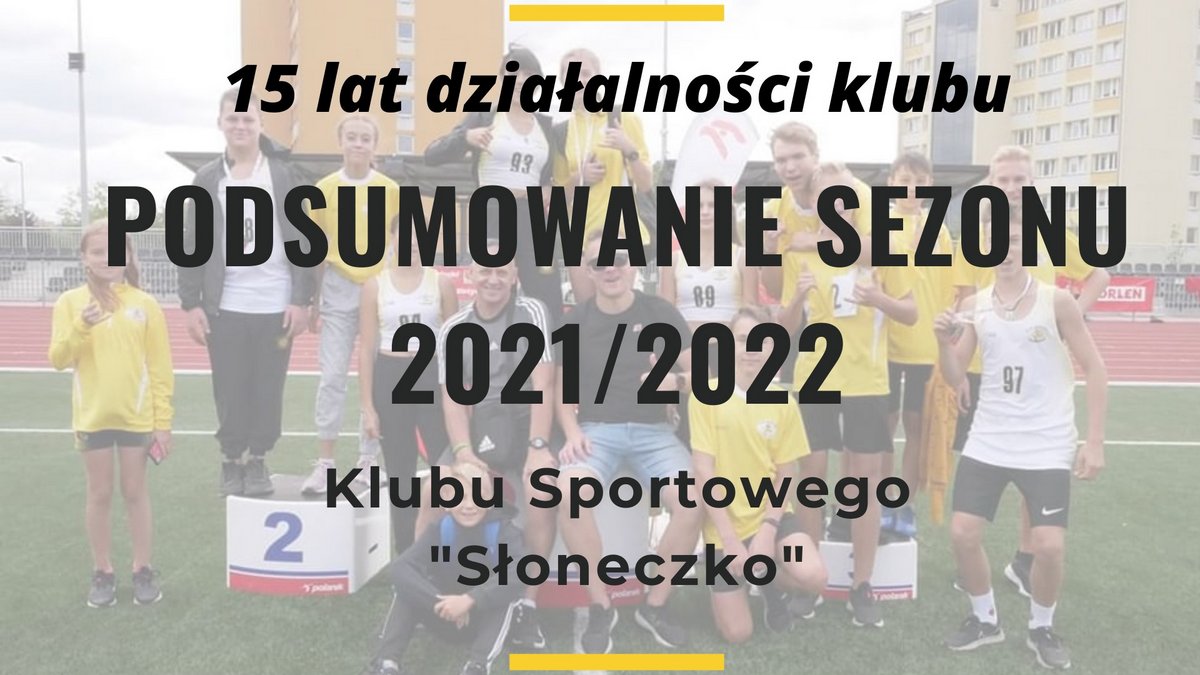 grafika promująca działalność klubu Słoneczko