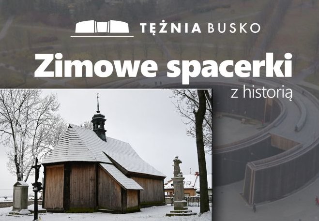 grafika promująca zimowe spacerki