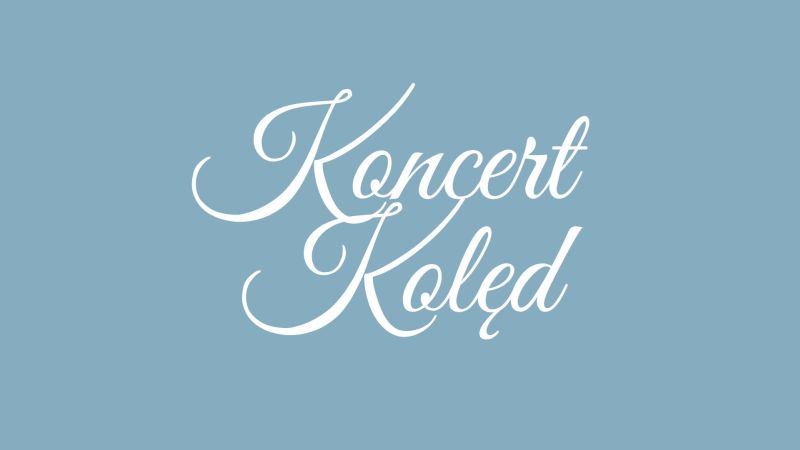 grafika z napisem Koncert Kolęd