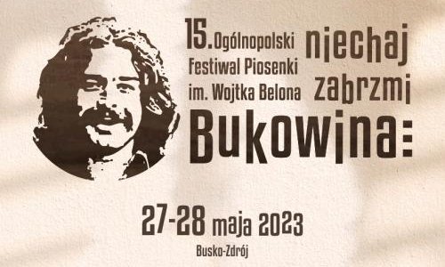 grafika promująca Festiwal im. W. Belona
