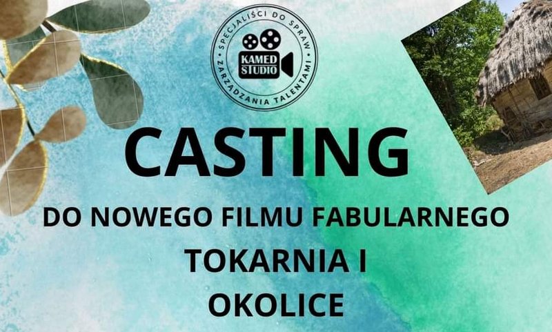 grafika promująca casting do filmu