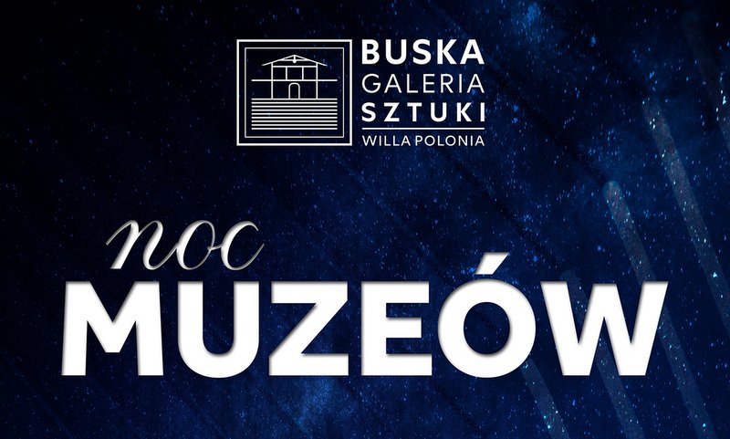 grafika promująca Noc Muzeów w Willi Polonia