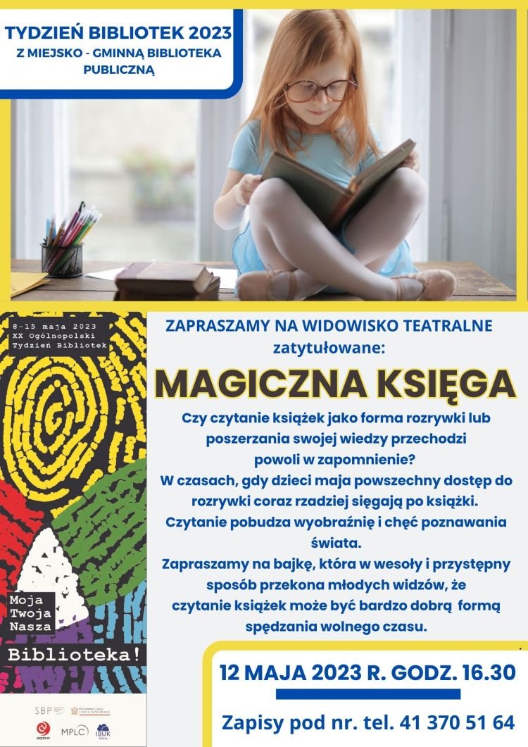 plakat promujący spektakl teatralny