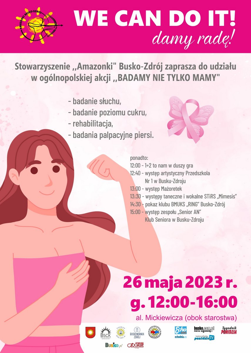 grafika promująca badania profilaktyczne kobiet