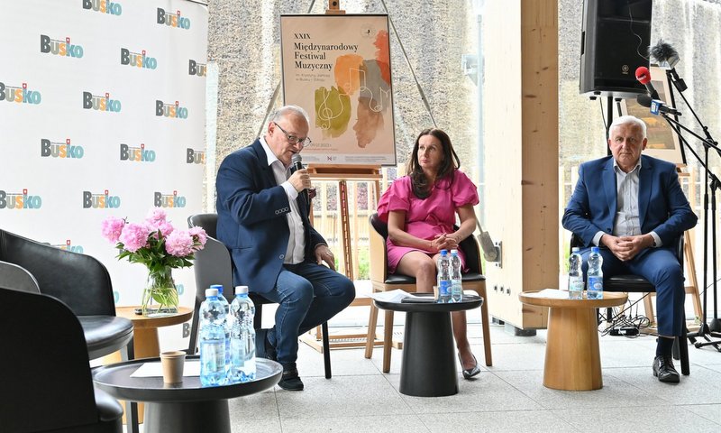 Konferencja prasowa poświęcona festiwalowi im. K. Jamroz