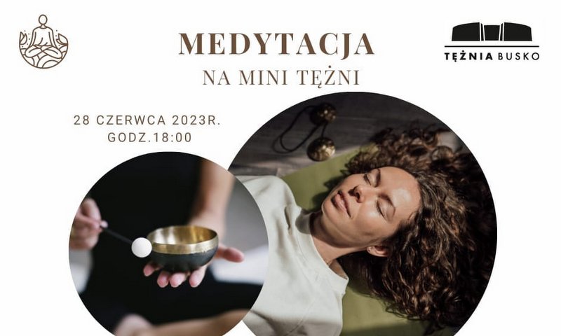 grafika promująca medytacje na tężni