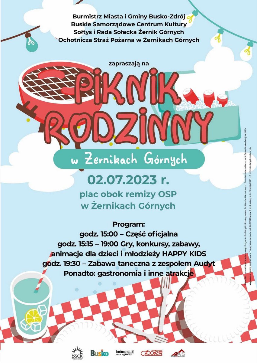 grafika promująca piknik rodzinny