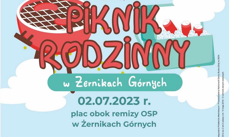 grafika promująca piknik rodzinny