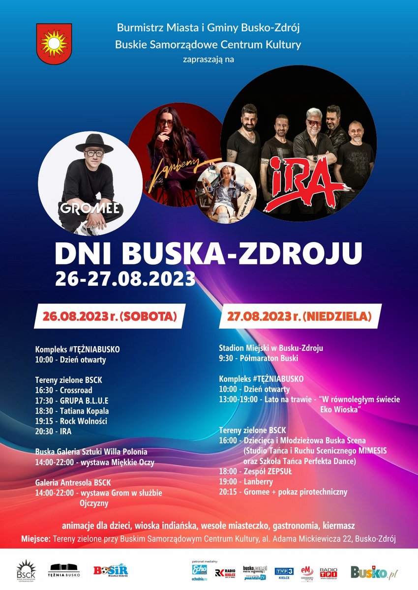 grafika promująca Dni Buska 2023