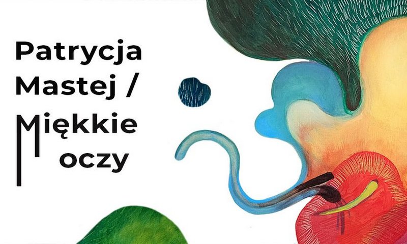 grafika promująca wystawę MIękkie oczy