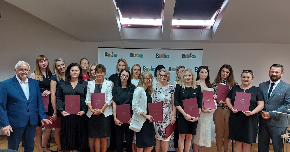uroczystość nadania awansów zawodowych dla nauczycieli