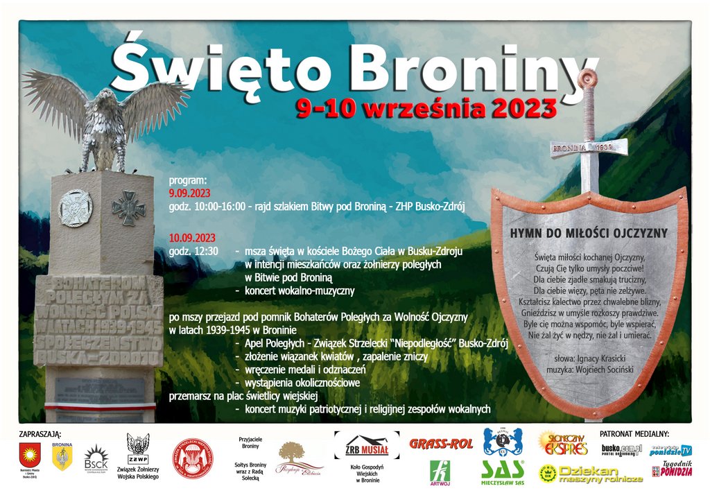 grafika promująca Święto Broniny