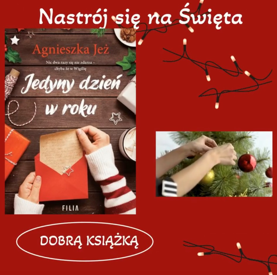 grafika promująca świąteczną lekturę