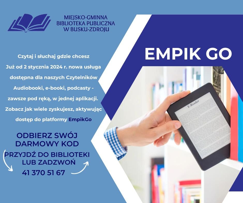 grafika informacyjna na temat systemu EMPIK GO