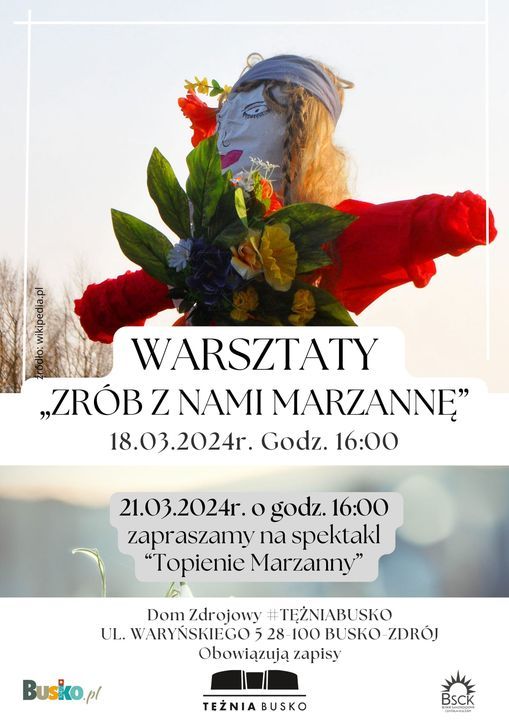 grafika przedstawia kukłę Marzanny