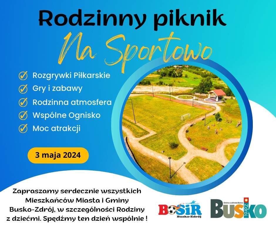 grafika promująca piknik rodzinny