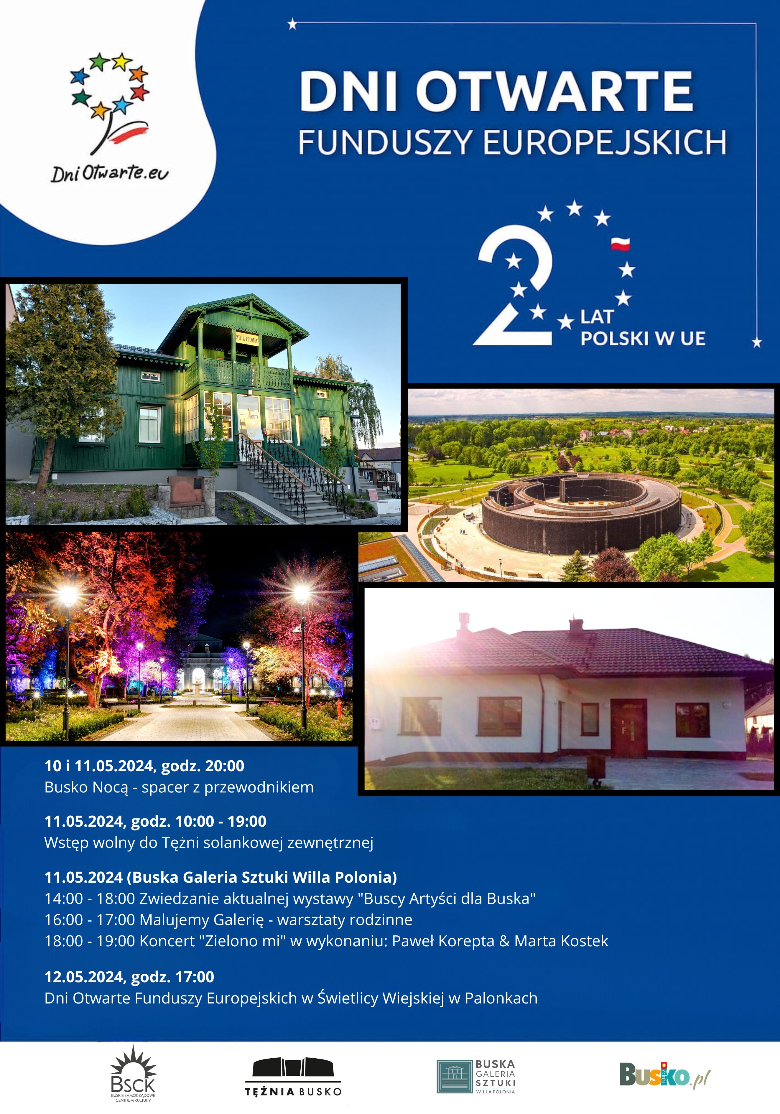 plakat promujący dni funduszy europejskich