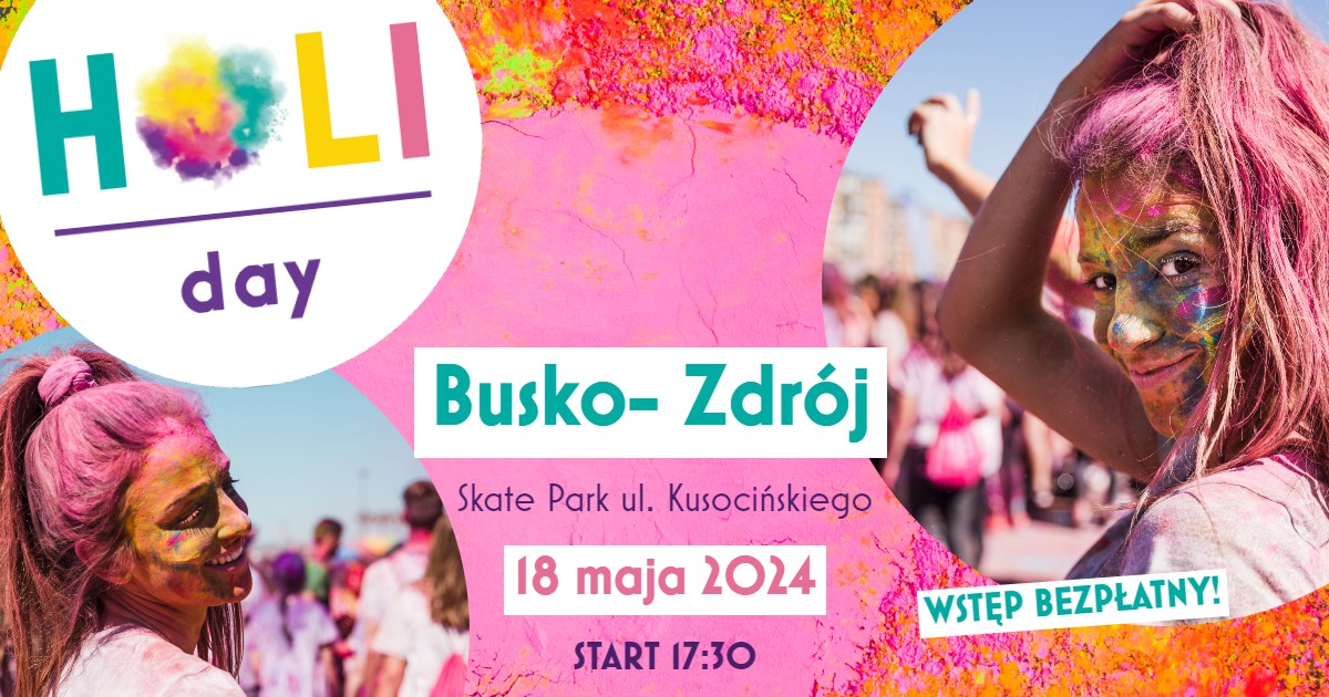 grafika promująca festiwal kolorów