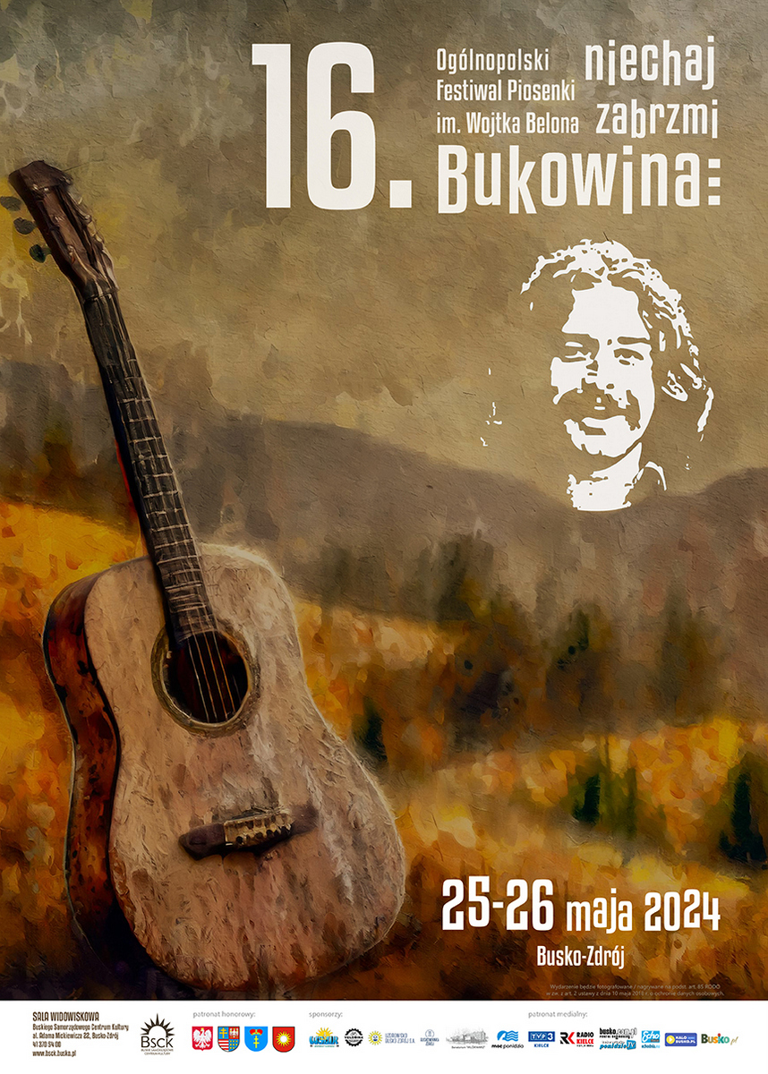 grafika promująca festiwal im. W . Belona