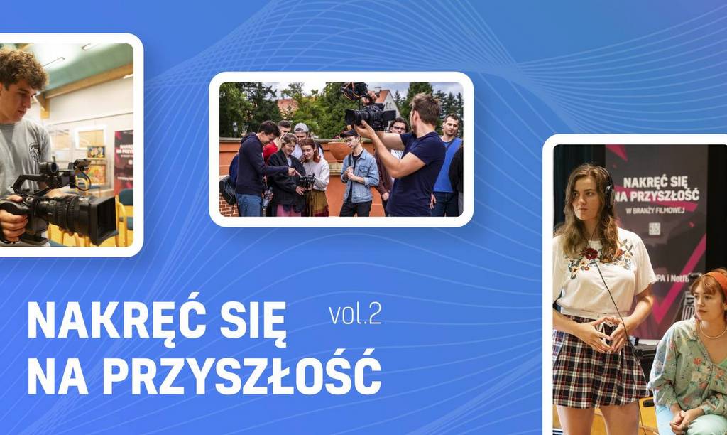 grafika promująca warsztaty filmowe