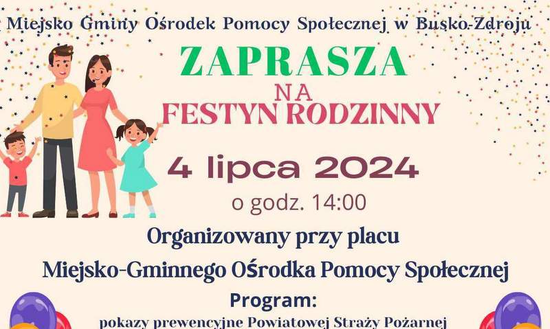 grafika promująca festyn rodzinny