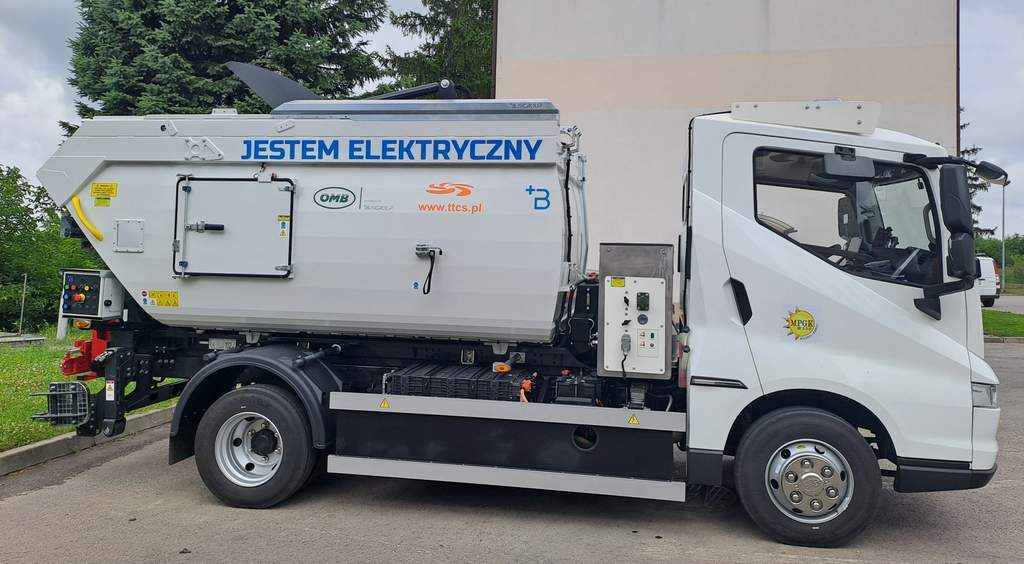 Śmieciarka elektryczna