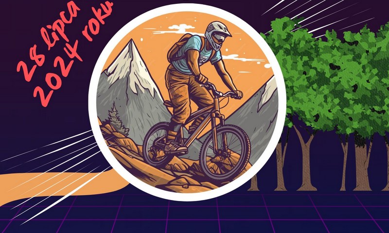 grafika promująca maraton mtb