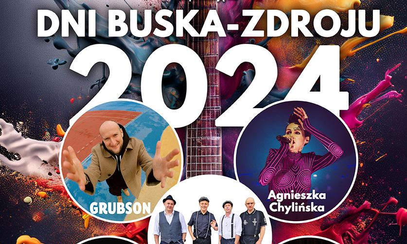 grafika promująca Dni Buska - zdjęcia artystów