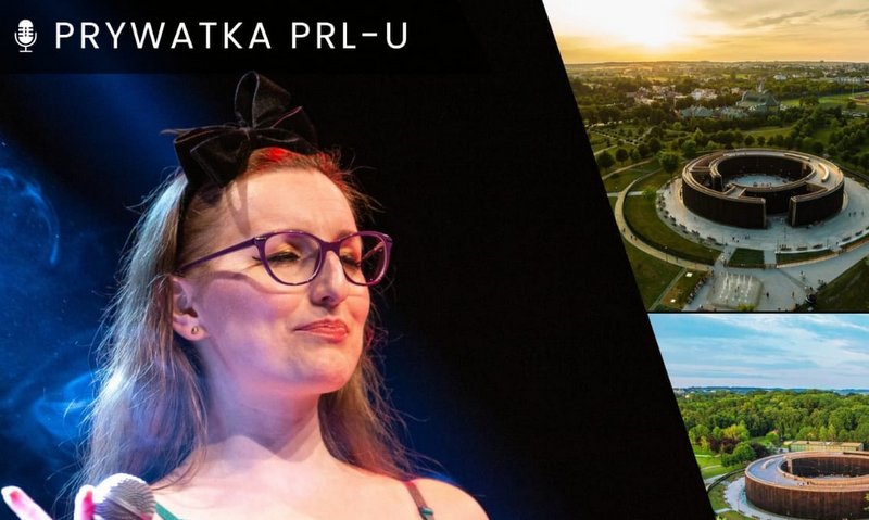grafika promująca koncert, zdjęcie artystki oraz tężni solankowej