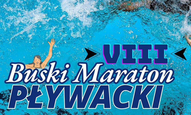 grafika promująca maraton pływacki
