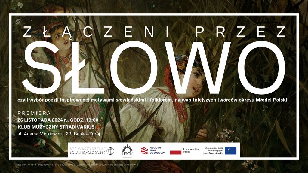 grafika promujaca wieczór poetycki