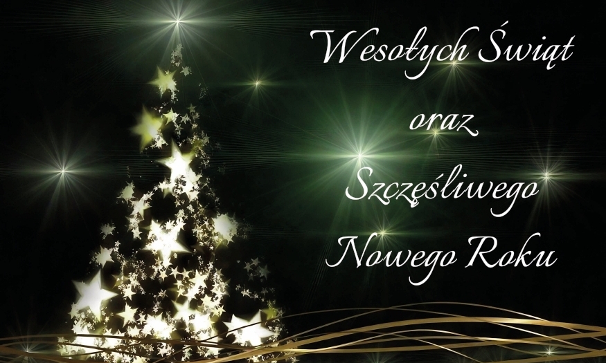 grafika z życzeniami Wesołych Świąt 