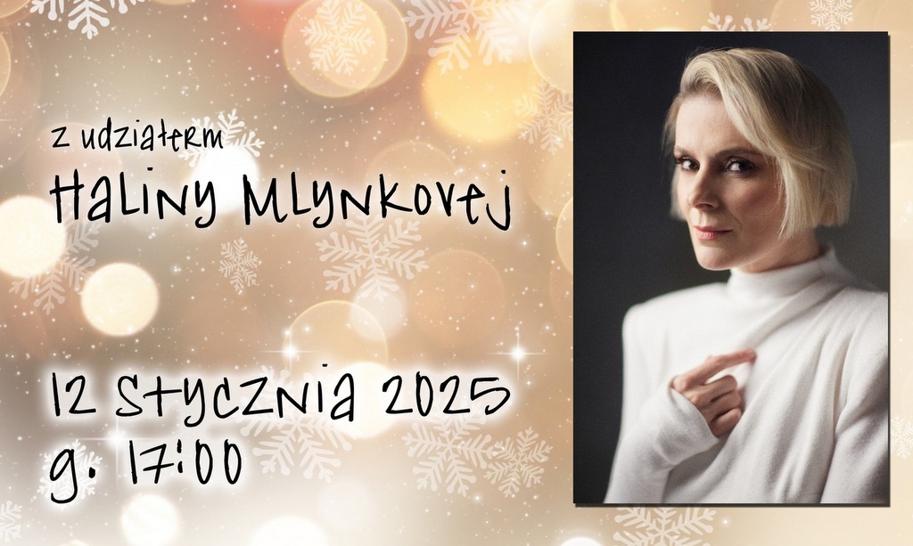 grafika promująca koncert, fotografia artystki