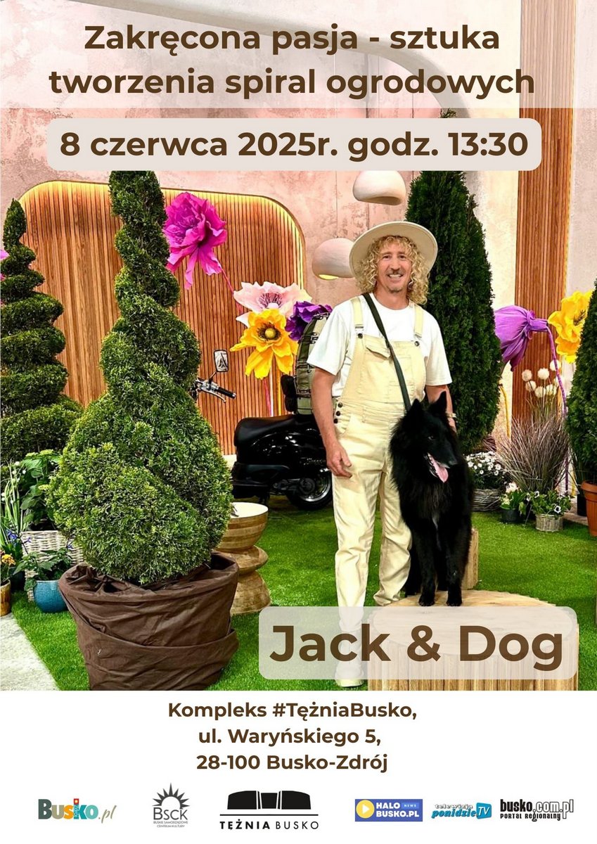 plakat promujący warsztaty ogrodnicze