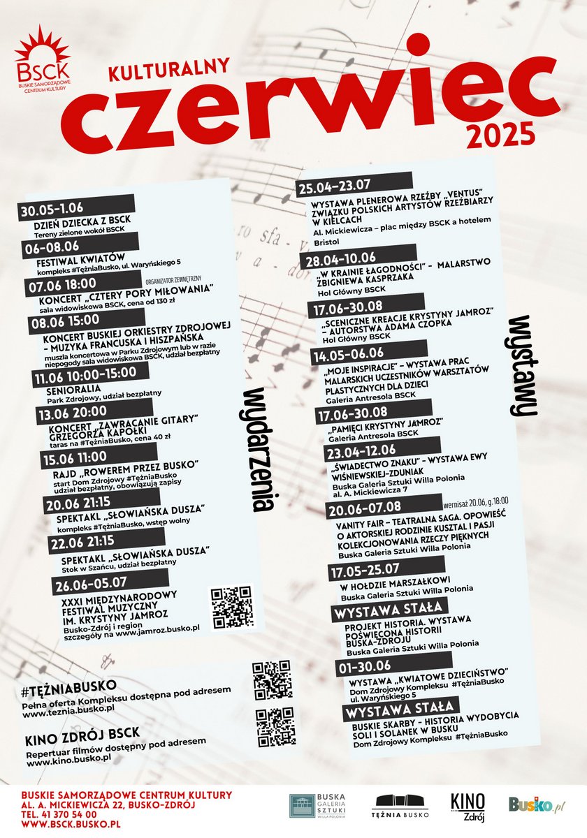 Plakat b1 Kulturalny czerwiec
