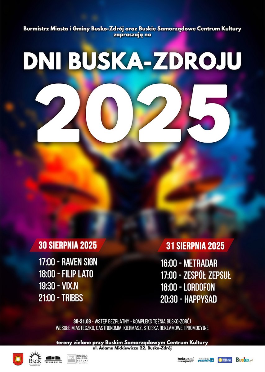 grafika promująca Dni Buska